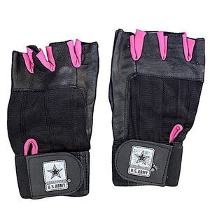 Weight Lifting Gloves Women's Size Large Army Workout Exercise